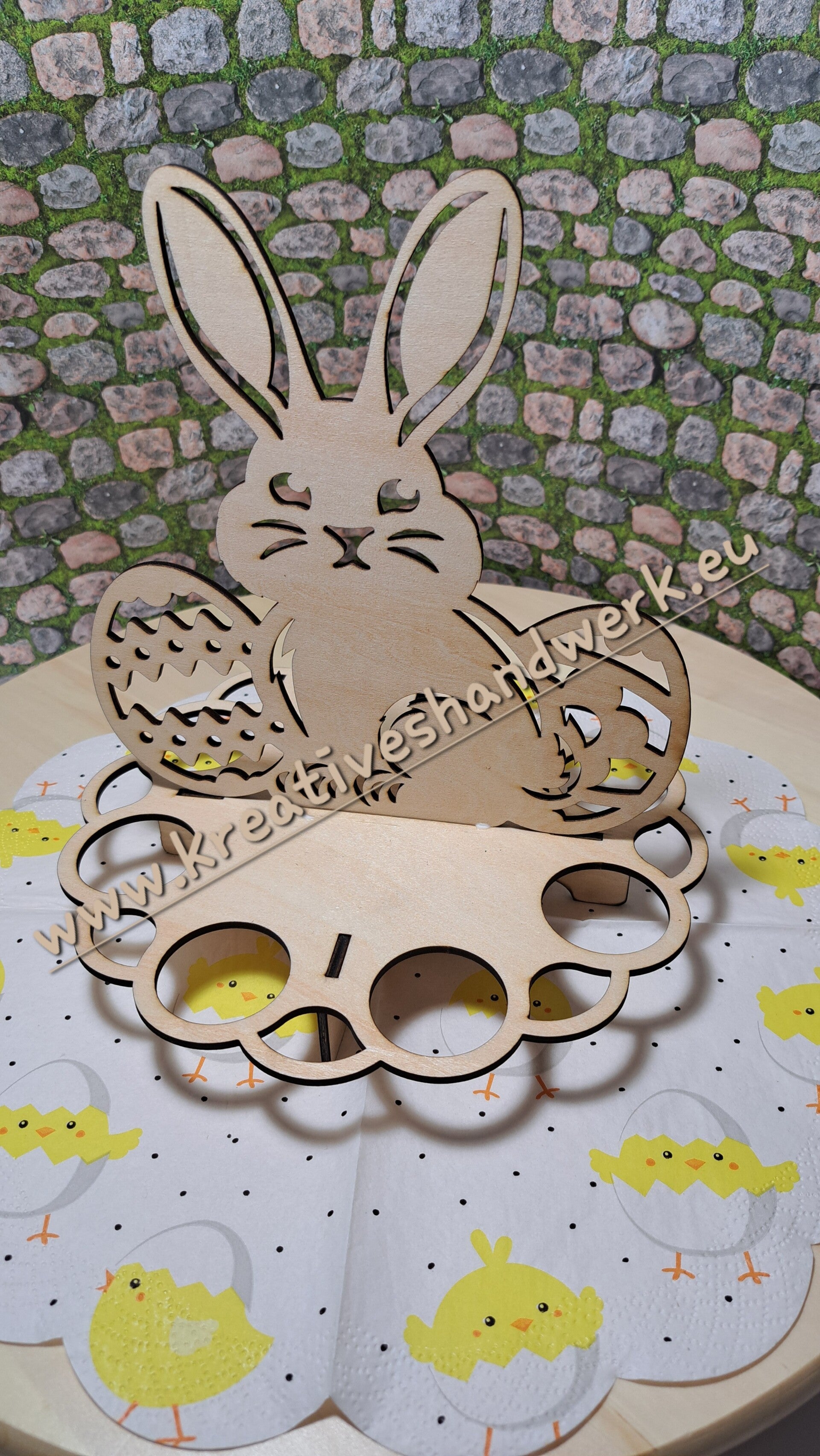 8er-EIER Halter mit Osterhase