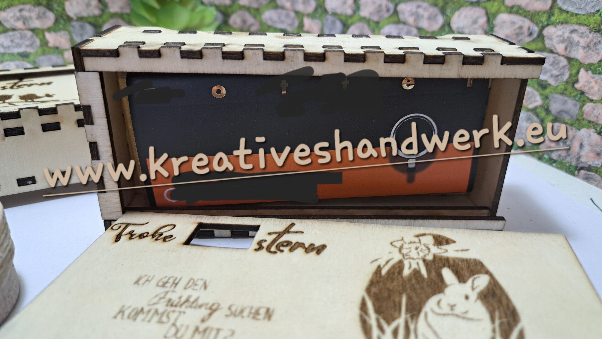 Slide Box für Z..t.r Schoki 70g; personalisierbar