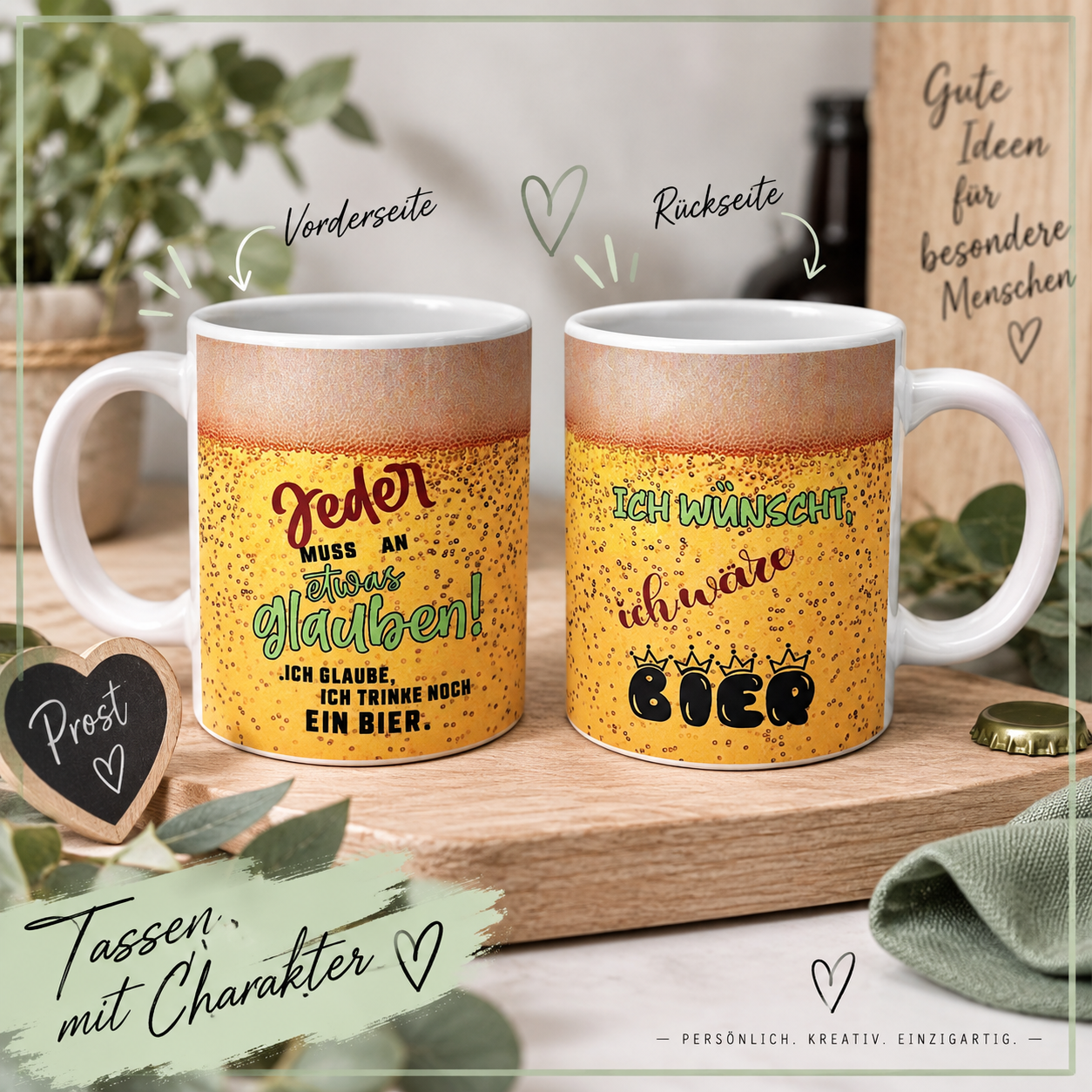 Deine Tasse – individuell bedruckt nach Wunsch