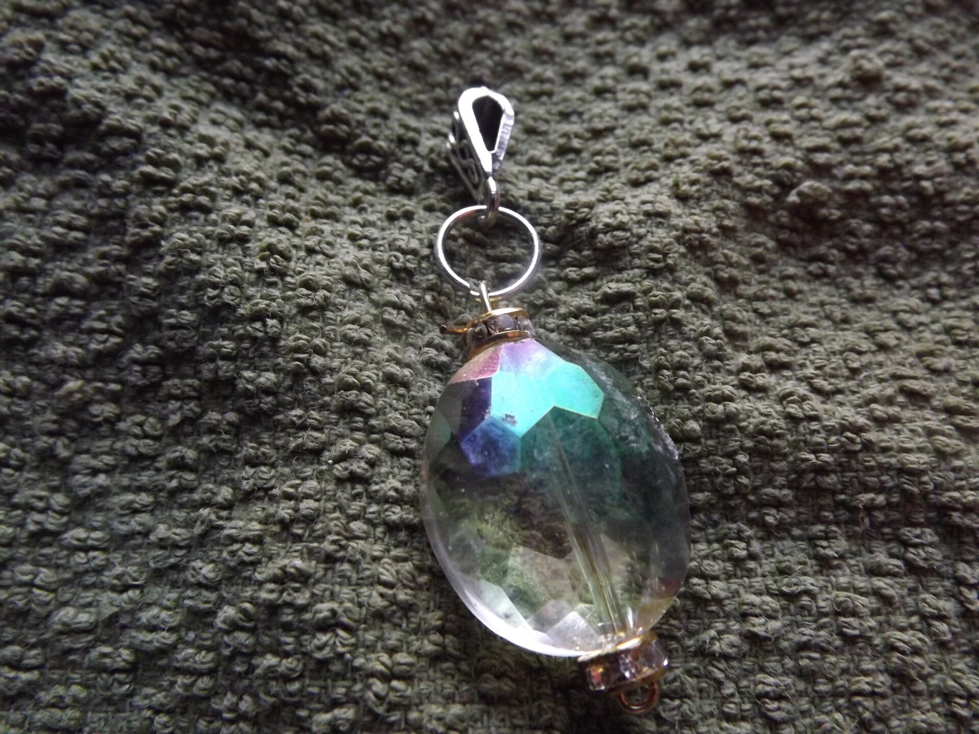 crystal pendant clear
