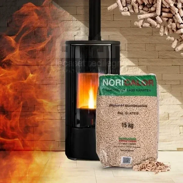 1 BANCALE da 72 SACCHI NORI CALOR 72 Sacchi Pellet Noricalor 100% made in AUSTRIA