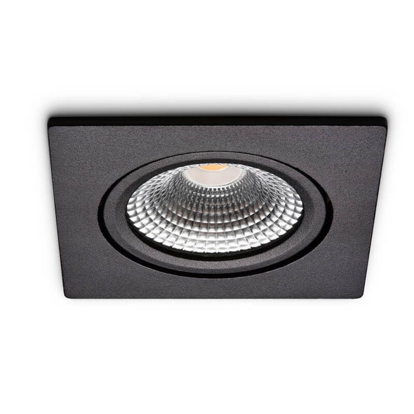Star Ultra Flat Design 5W 2700K zwart vierkant