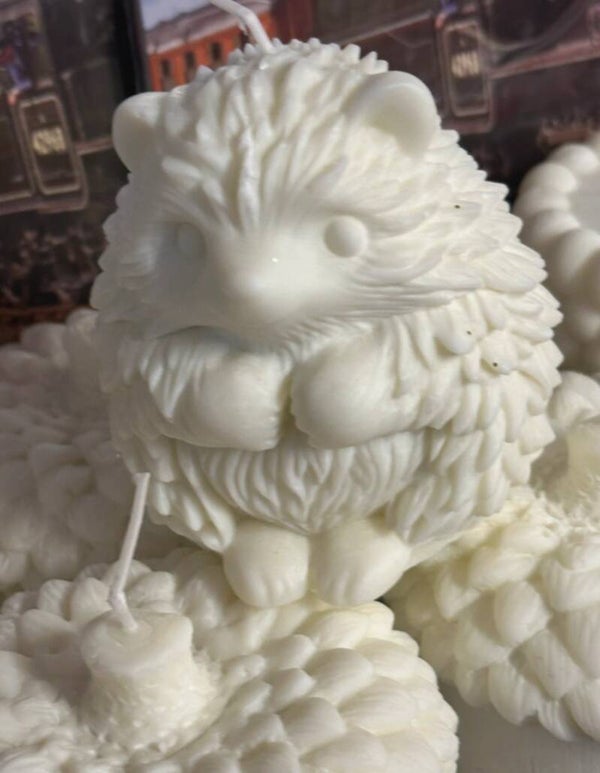 Hedgehog candle