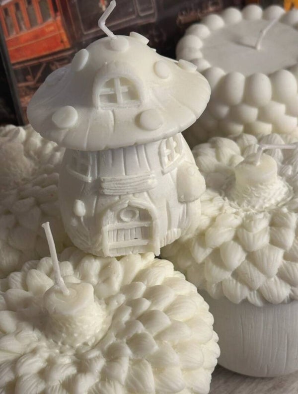 mushroom candle