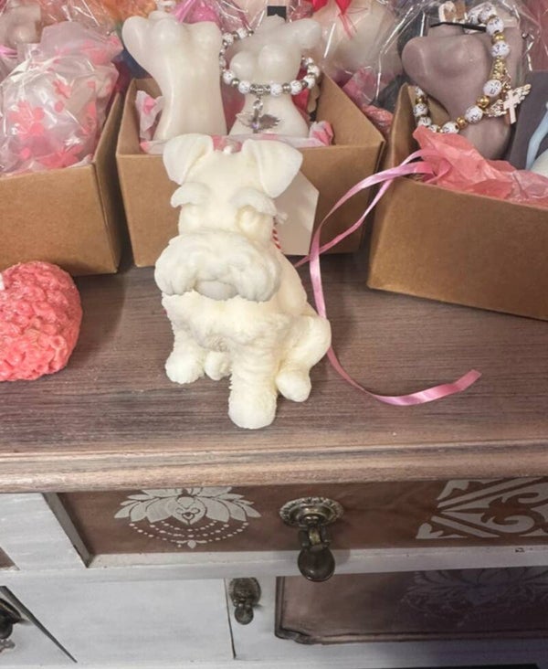 large dog candle