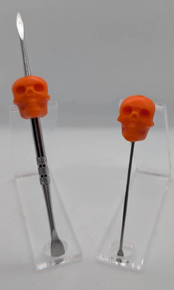 2PC TOOL ORANGE SKULLS
