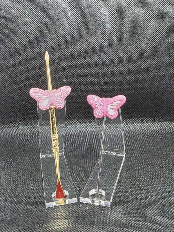 2PC TOOL PINK BUTTERFLIES