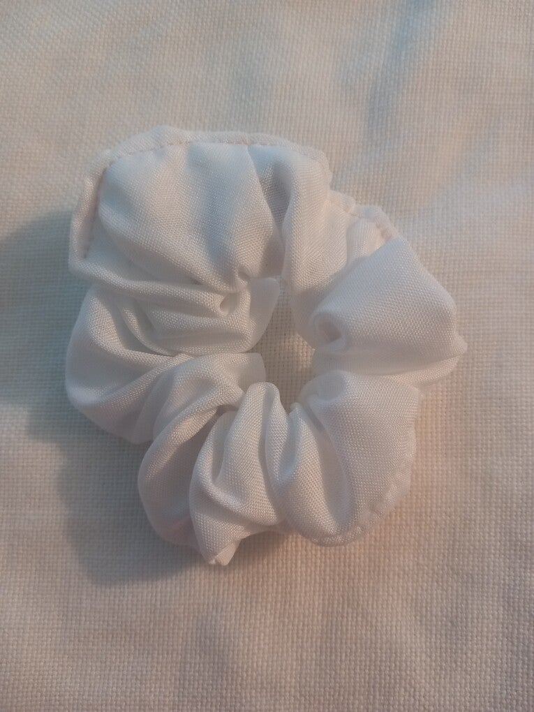 Chouchou CEREMONIE BLANC SATIN