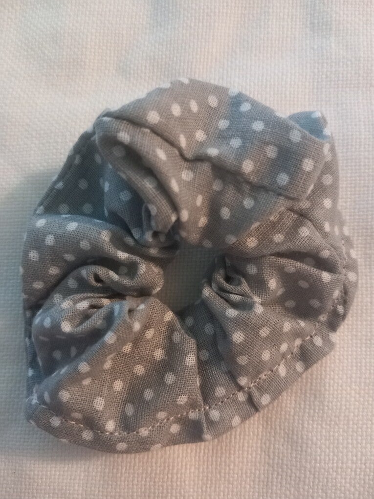 Chouchou  CÉRÉMONIE gris et blanc bébé