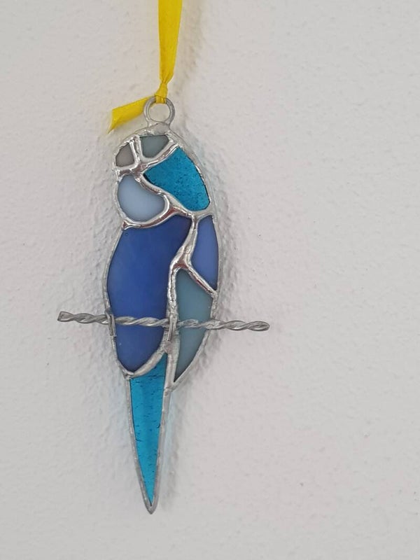 grasparkiet glas