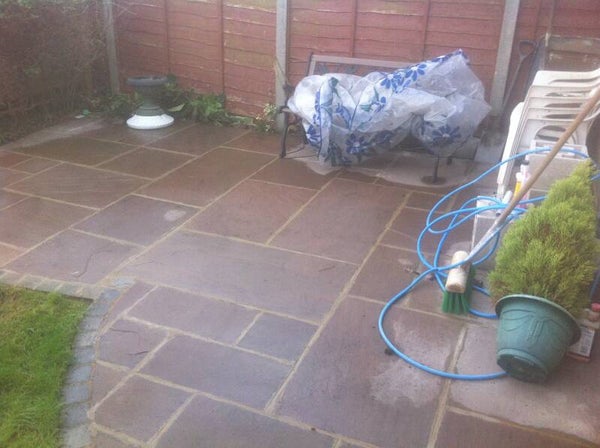 patio's from £80 per meter  materials labour site cleared