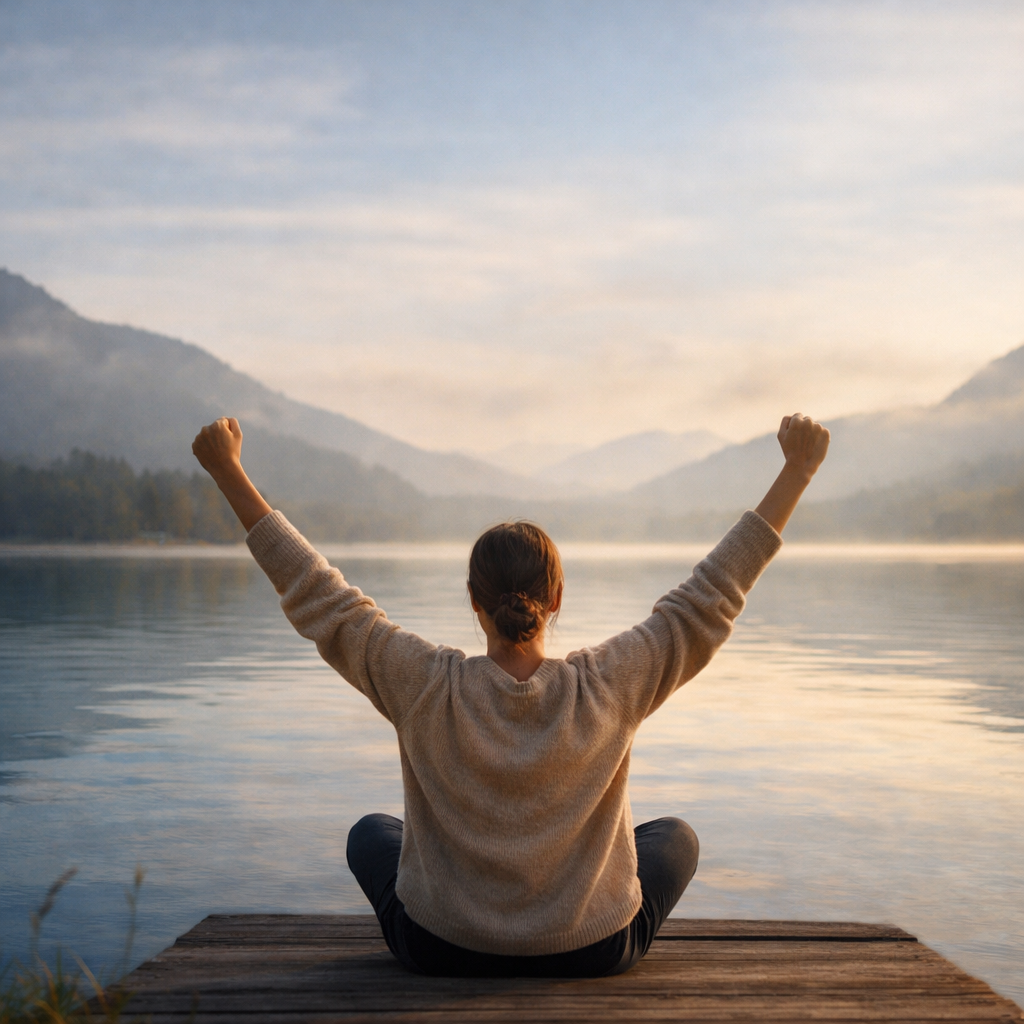 Coaching für Selbstführung und Stressbewältigung – Moment von Klarheit, Stabilität und innerer Entlastung im Alltag