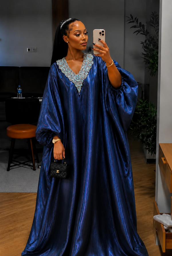 Adele Luxury Bubu (Navy Blue)