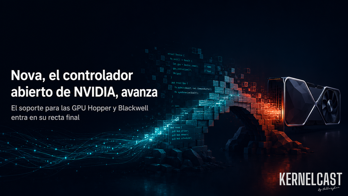 Nova, el nuevo controlador de NVIDIA para Linux, ya casi habla con las ...