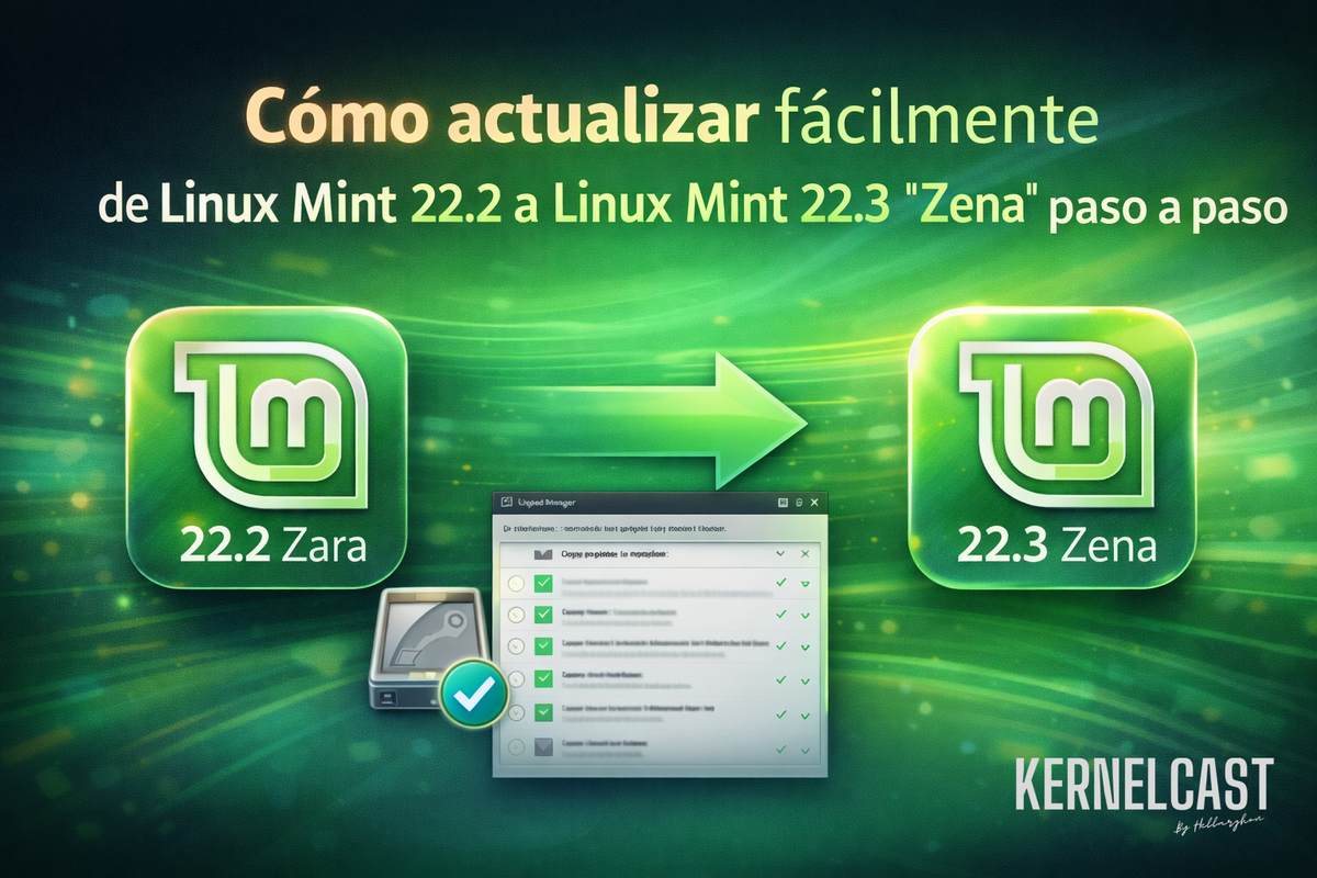 Cómo actualizar fácilmente de Linux Mint 22.2 a Linux Mint 22.3