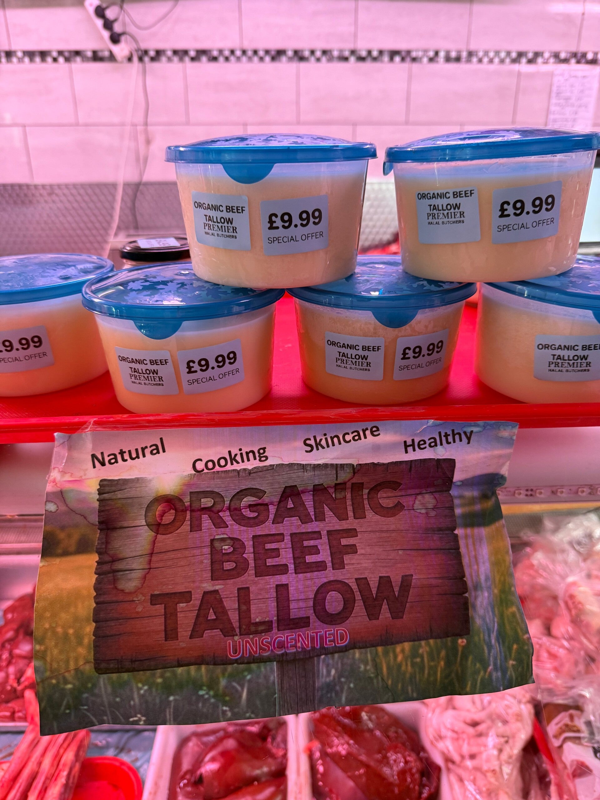 ORGANIC HALAL BEEF TALLOW ~350G TUB