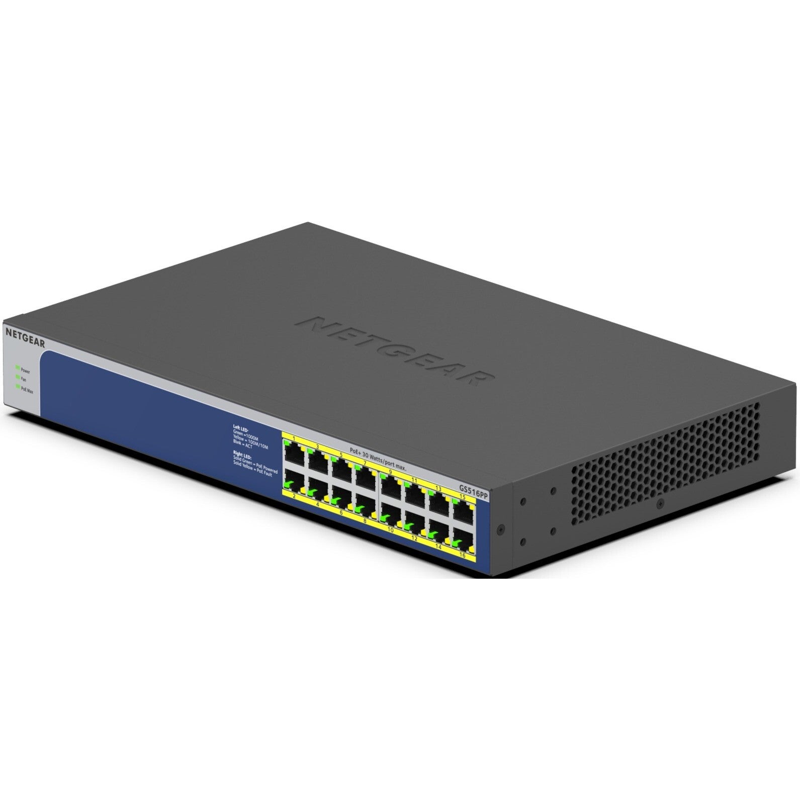 Netgear GS516PP switch (PoE)