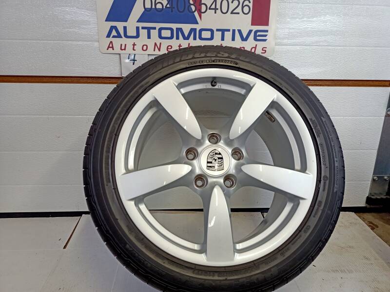 Cayman 987 velgen met banden 265-40-18 inch origineel Porsche 