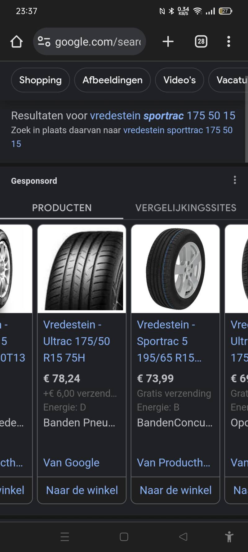 Set Toyota Aygo velgen origineel in Dalfsen gebruikte  175-50-15banden