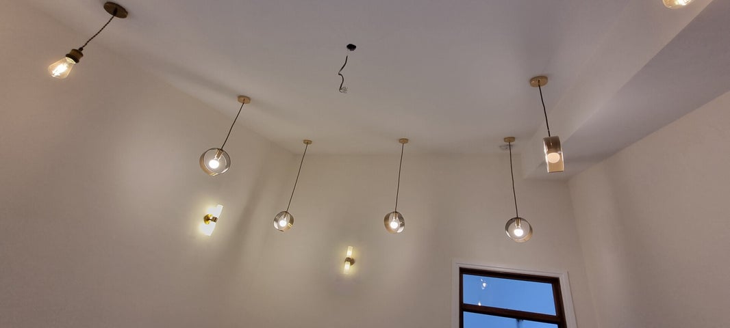 Electrician working on wiring