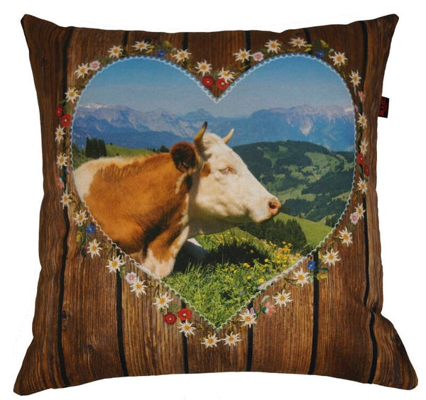 Deko Kissen Kuh ca. 45 x 45 cm Fb. 999 multi Artikel 26072999