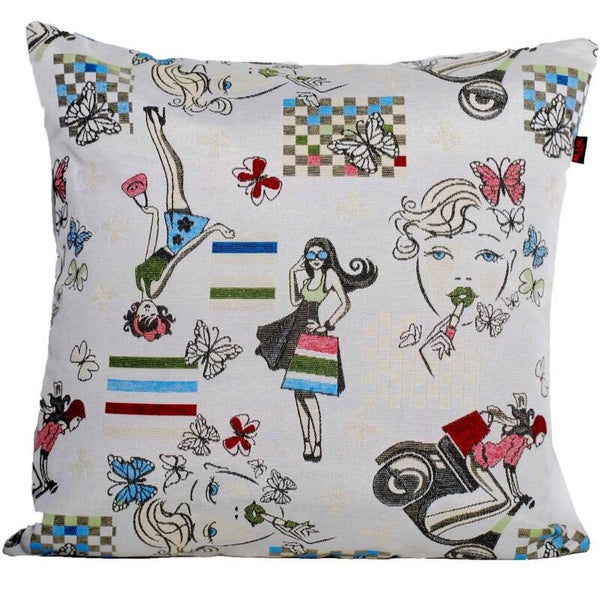 Roller 57002 - Kissen mit gewebten Roller Motiven
