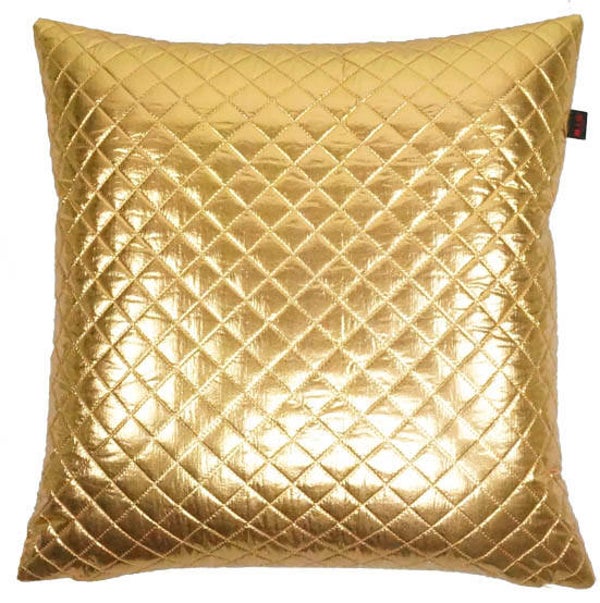 Deko Kissen Glamour ca. 46 x 46 cm - Farbe 002 gold - Artikel 77099