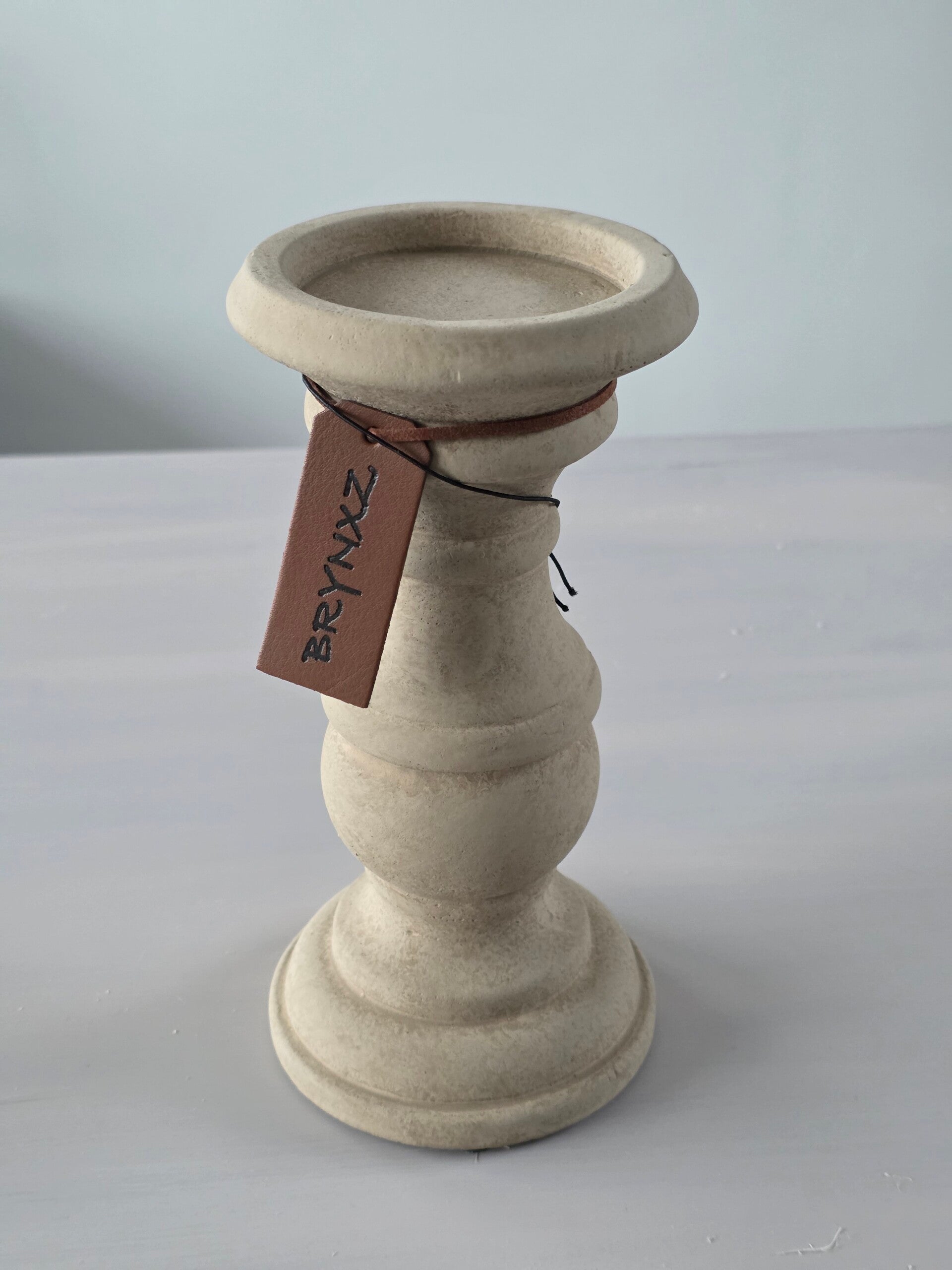 BRYNXZ candleholder grandeur majestic taupe M