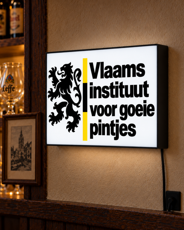 Vlaams Instituut voor Goeie Pintjes – LED Lightbox Bierbord