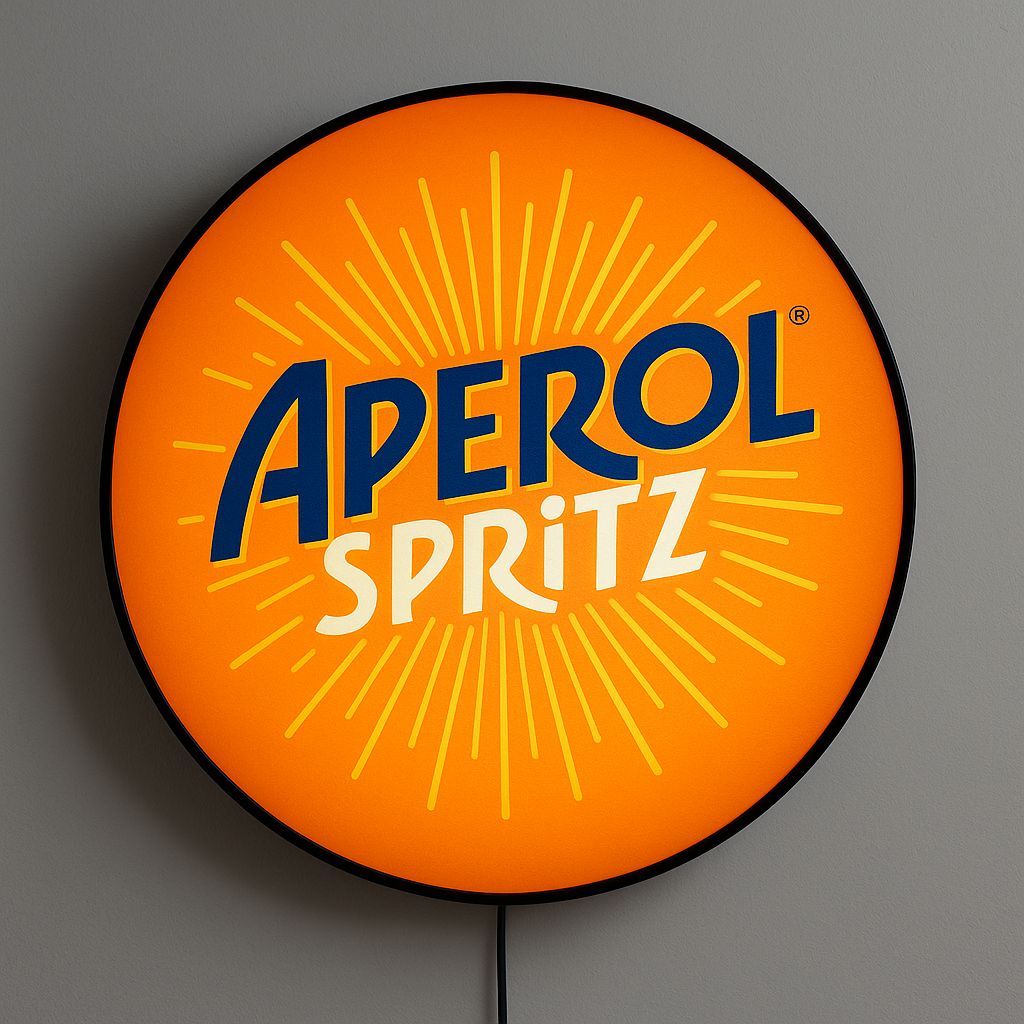 Aperol Spritz Lightbox met LED verlichting
