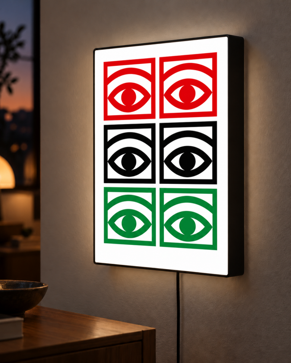 Ögon lightbox for Daniel