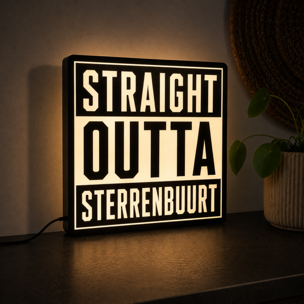 Lightbox "Straight outta Sterrenbuurt"
