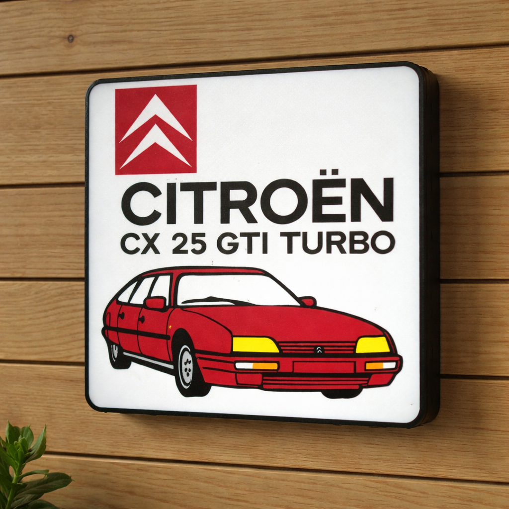 Citroën CX 25 GTI Turbo LED Lightbox