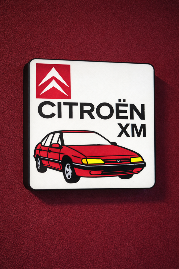 Citroën XM LED Lightbox 24x24 cm