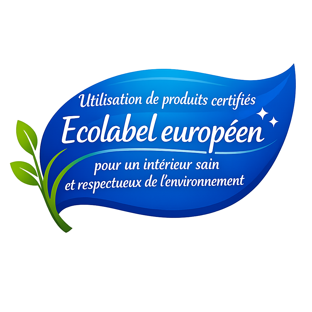 Produits d'entretien écologiques certifiés Ecolabel utilisés par Aid Assist
