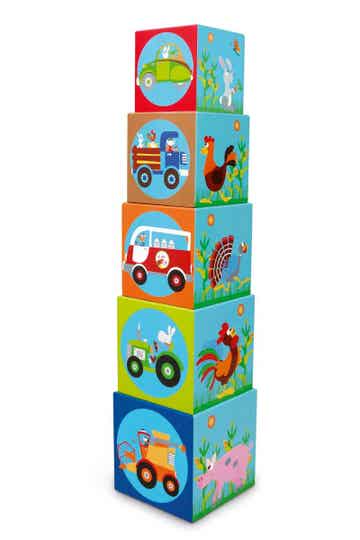 Scratch Build&Play: Stapeltoren Jumbo Boerderij 5 stuks