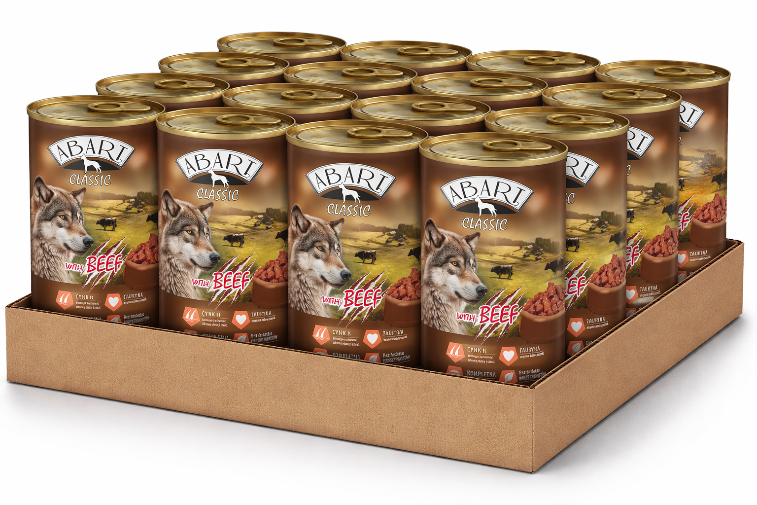 ABART Classic Beef 415 g – zestaw 24 szt. (mokra karma dla psa)