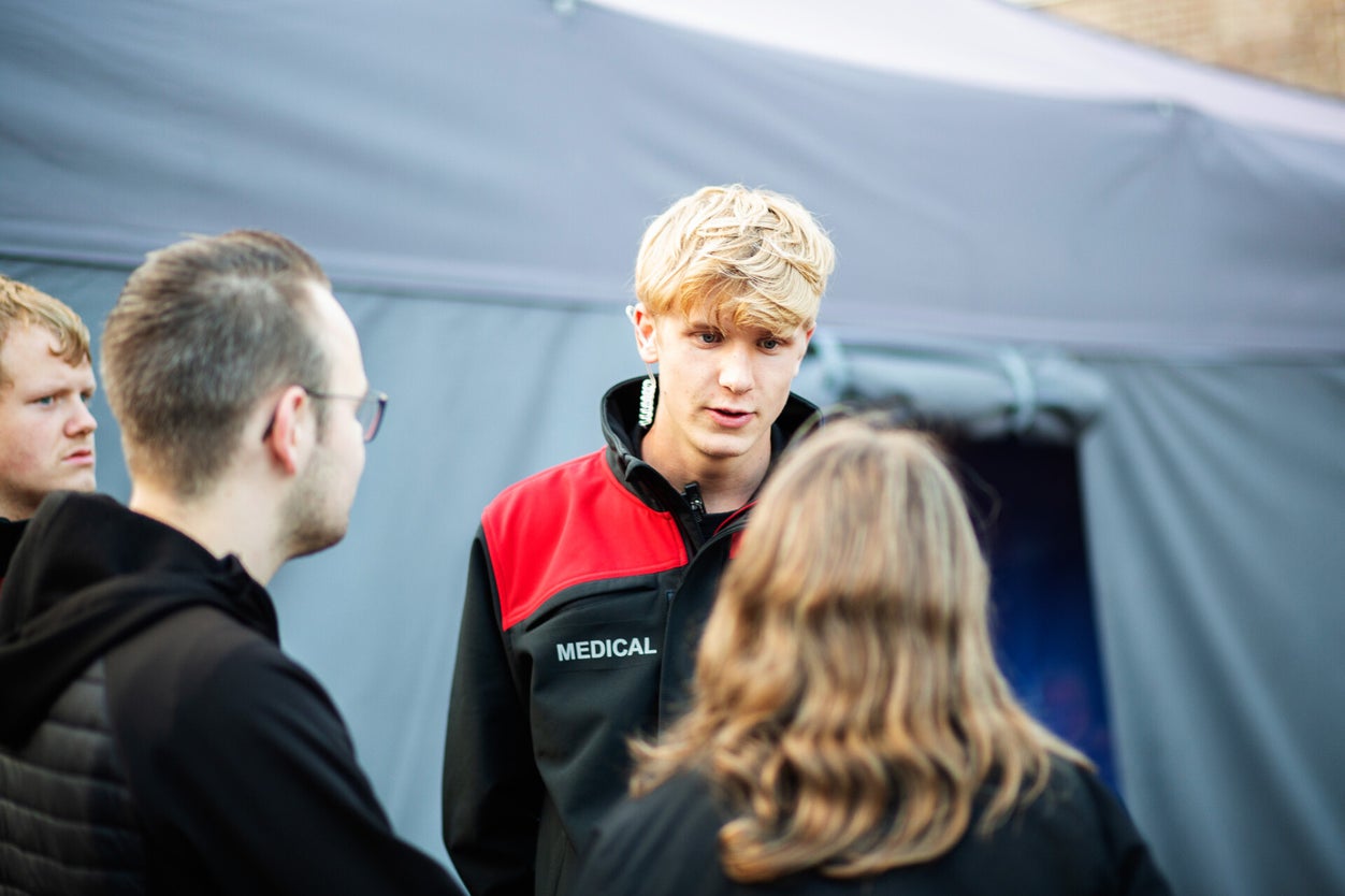 Persoonlijke en laagdrempelige evenementenzorg door hulpverleners van DVS EventCare B.V.