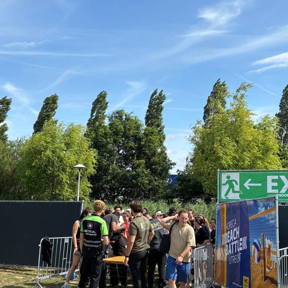 Evenementenbeveiliging van DVS EventCare tijdens een evenement