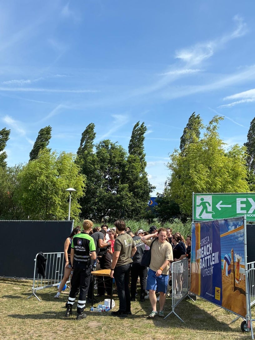 Evenementenbeveiliging bij Horeca Beach Battle Utrecht