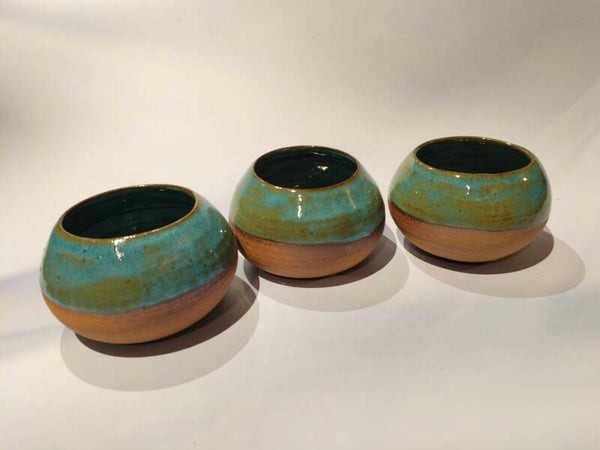 Tasses bulles Red Clay