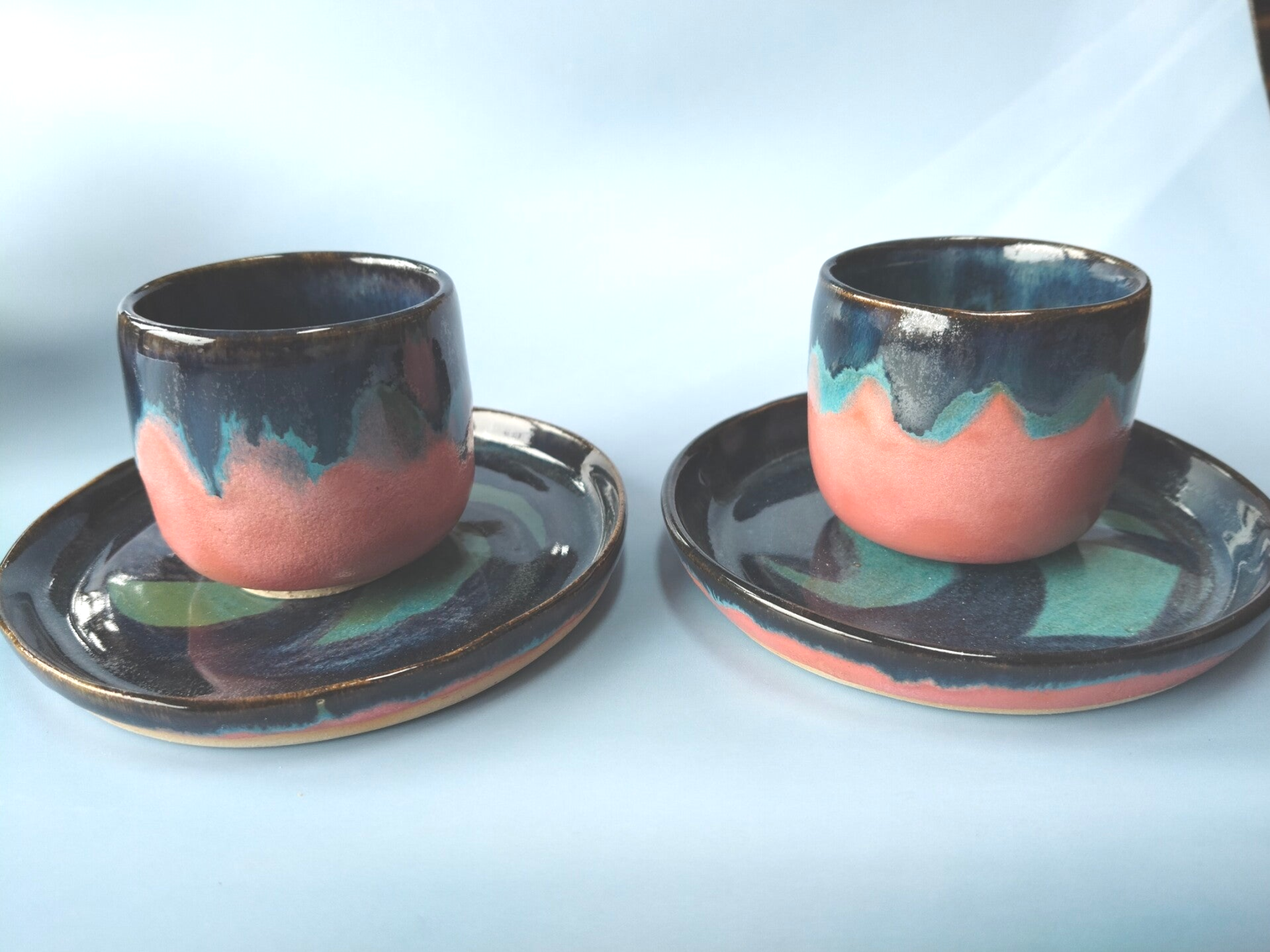 Duo esspresso  Sapphire /Rose