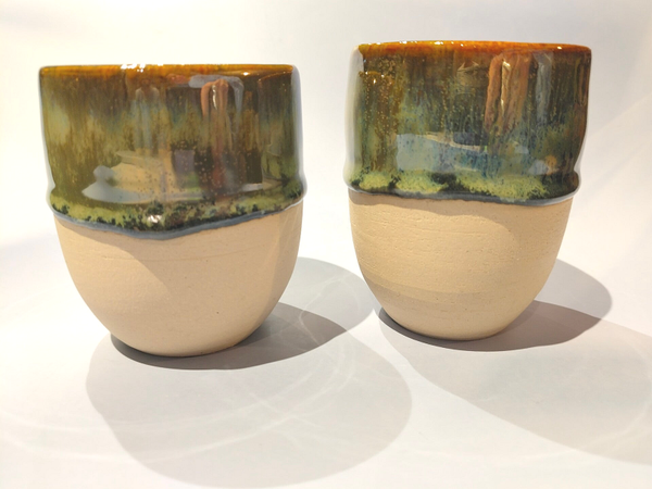 Duo mug Green pond