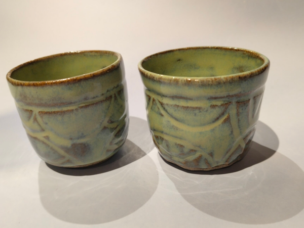 Tasses espresso Green tea gravure