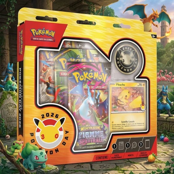 SPECIAL COLLECTION POKÉMON DAY 2026 30 ANIVERSARIO. - Inglés 🇬🇧