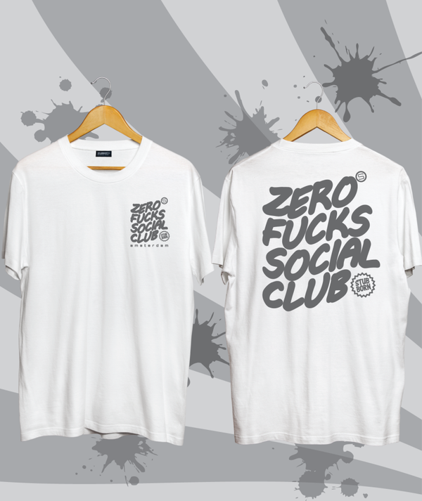 ZERO FUCKS SOCIAL CLUB - OFF WHITE
