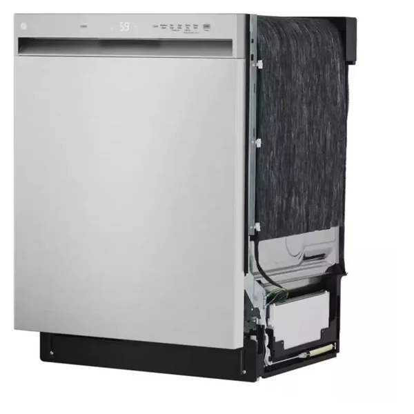 LG LDFN3432T 24 inch Front Control Dishwasher with 15 Place Settings, QuadWash, Energy Star, NSF, in Stainless Steel