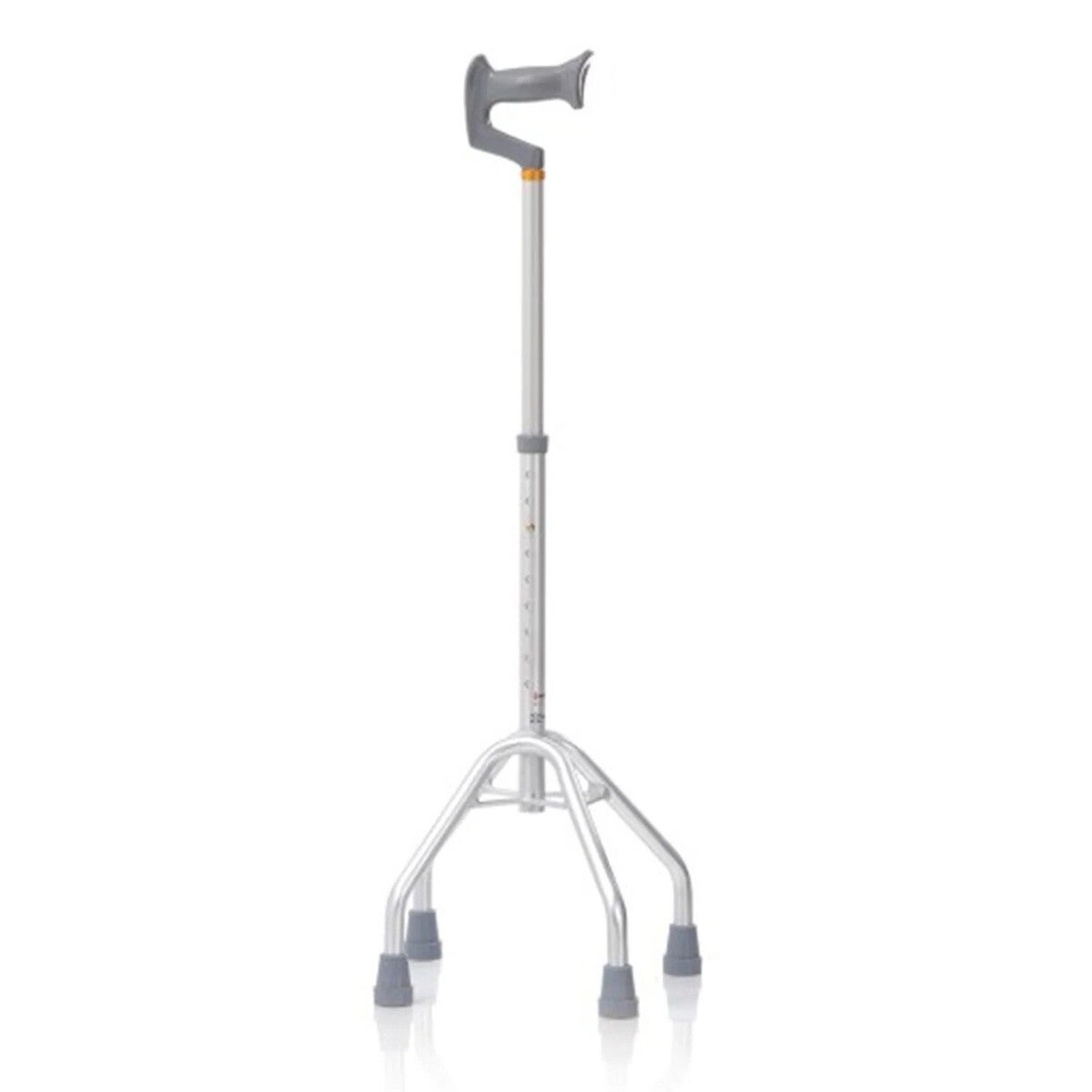 Quadripode per anziani e disabili - bastone a manico aperto