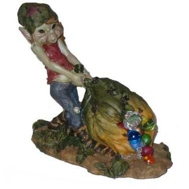 Pixie met zak juwelen