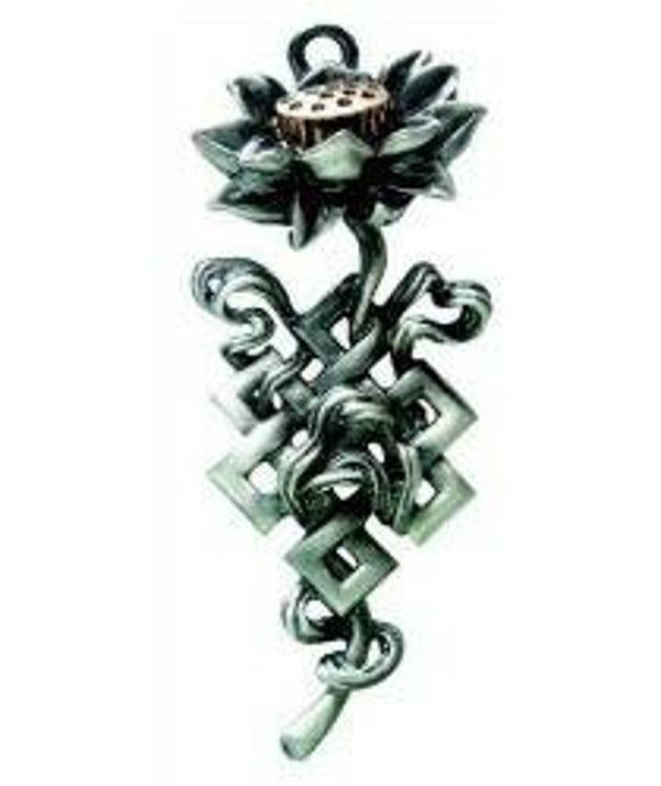Dharma Charm, Lotus Knot Ketting